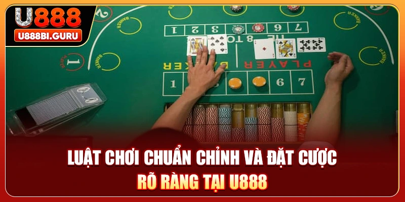 Luật chơi chuẩn chỉnh và đặt cược rõ ràng tại U888
